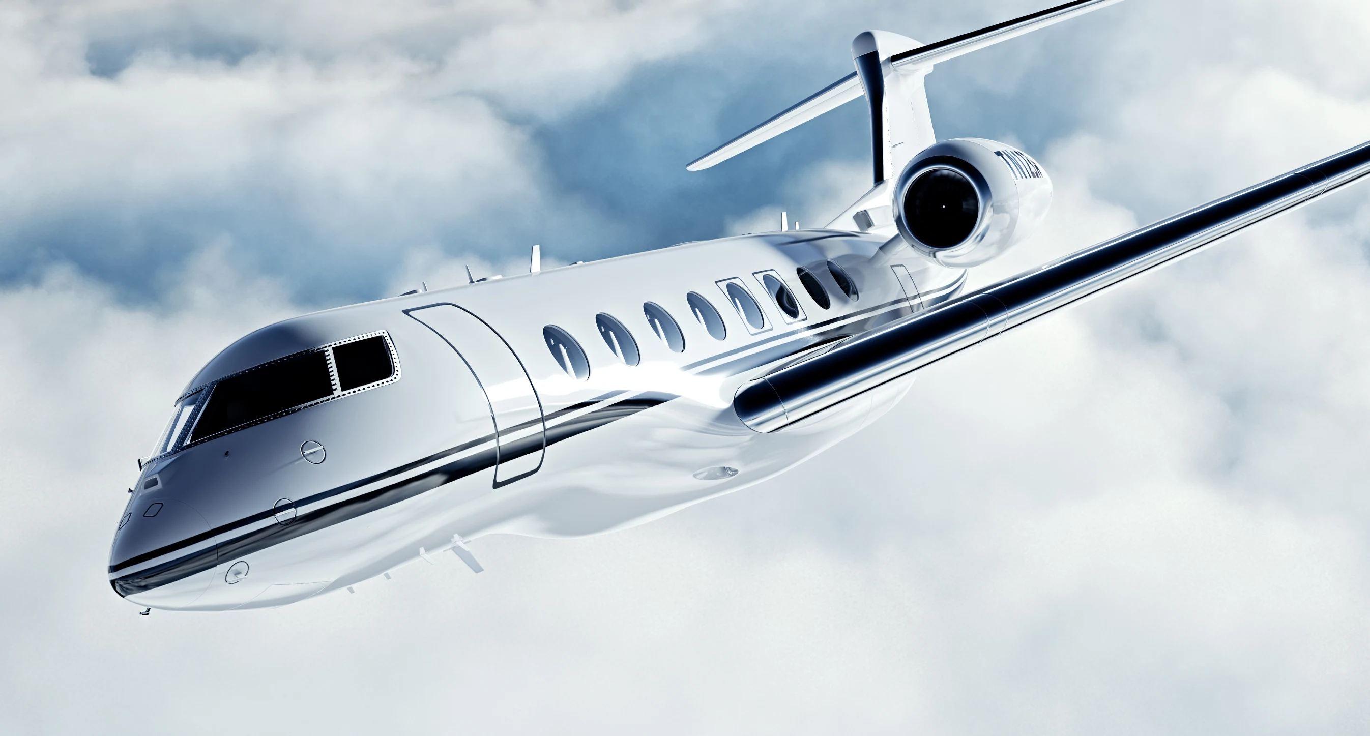 Private jet representing premium Japan land operations